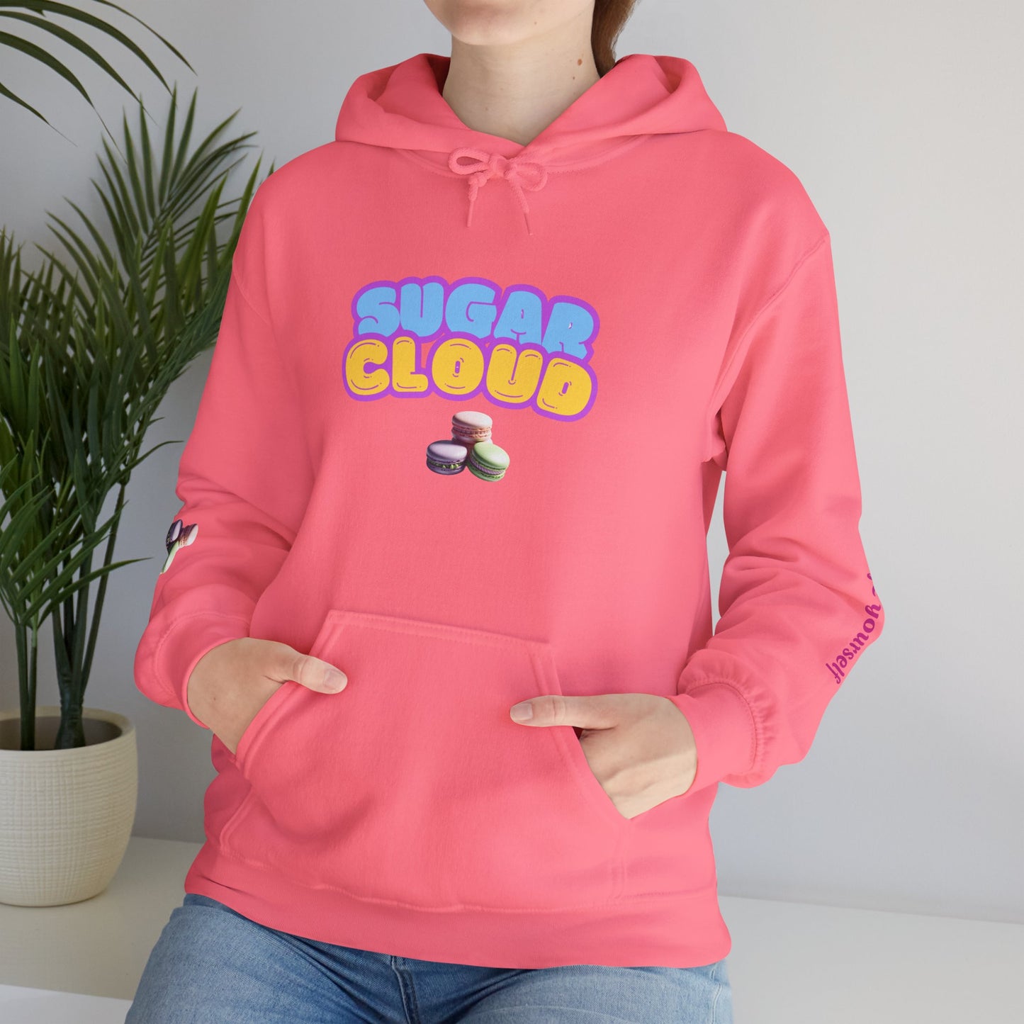 Hoodie Sweatshirt, Sweet Macaroon Hoodie with Kangaroo Pocket