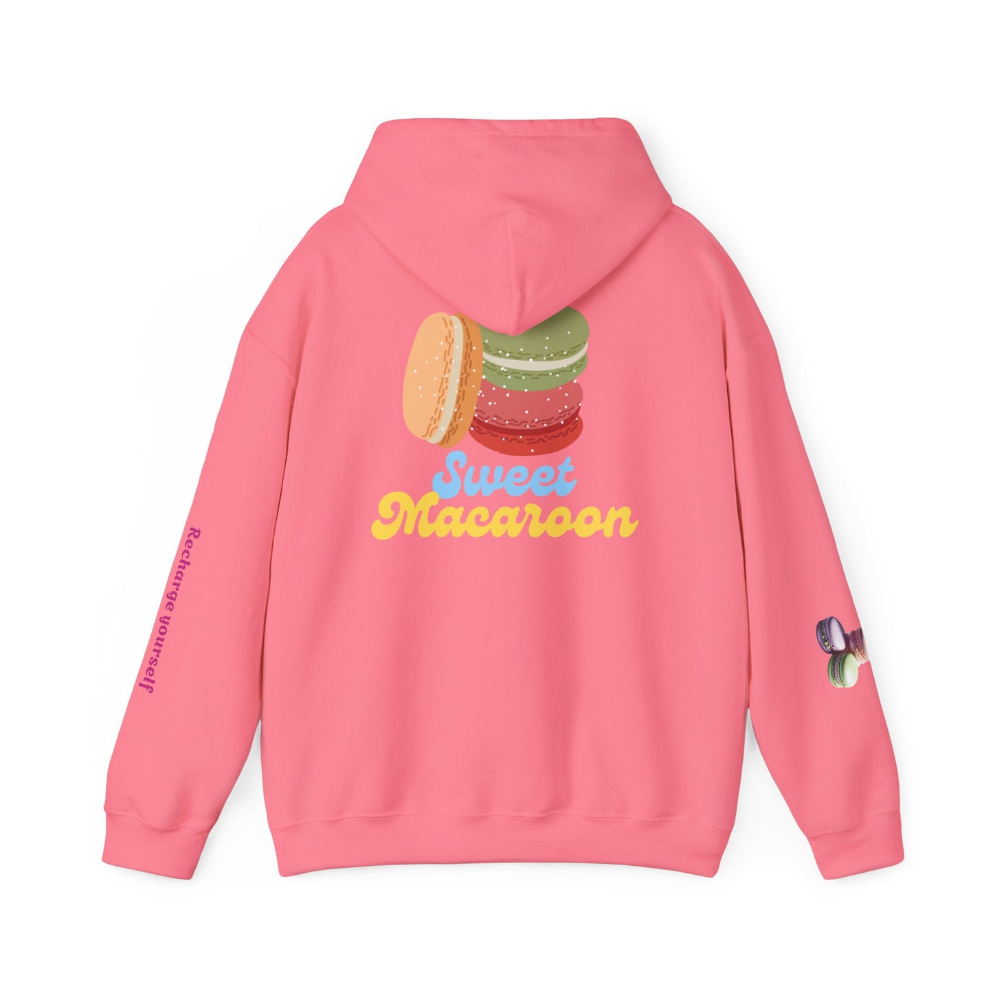 Hoodie Sweatshirt, Sweet Macaroon Hoodie with Kangaroo Pocket