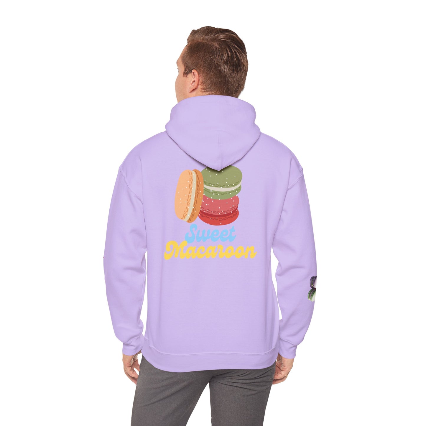 Hoodie Sweatshirt, Sweet Macaroon Hoodie with Kangaroo Pocket