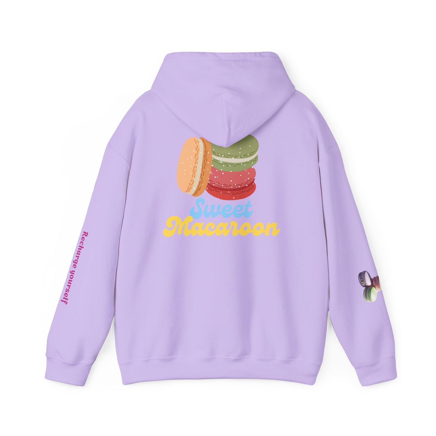 Hoodie Sweatshirt, Sweet Macaroon Hoodie with Kangaroo Pocket