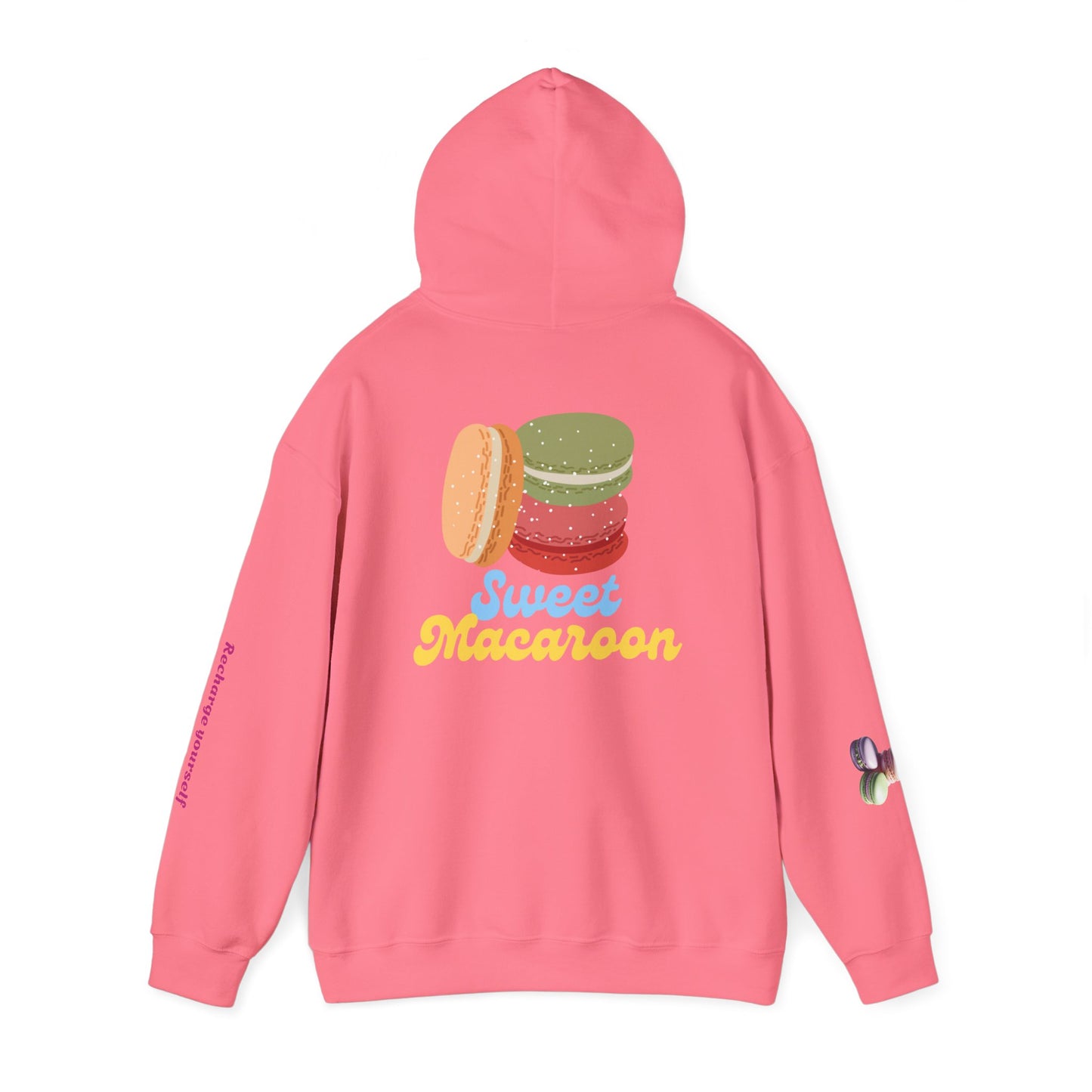 Hoodie Sweatshirt, Sweet Macaroon Hoodie with Kangaroo Pocket