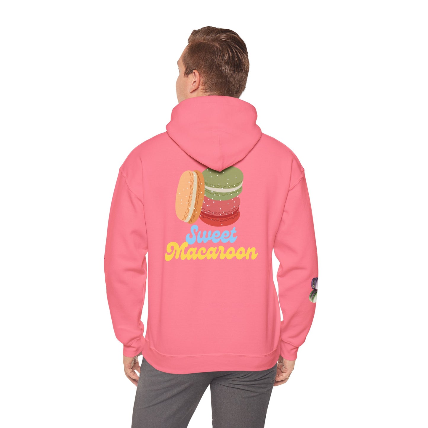 Hoodie Sweatshirt, Sweet Macaroon Hoodie with Kangaroo Pocket