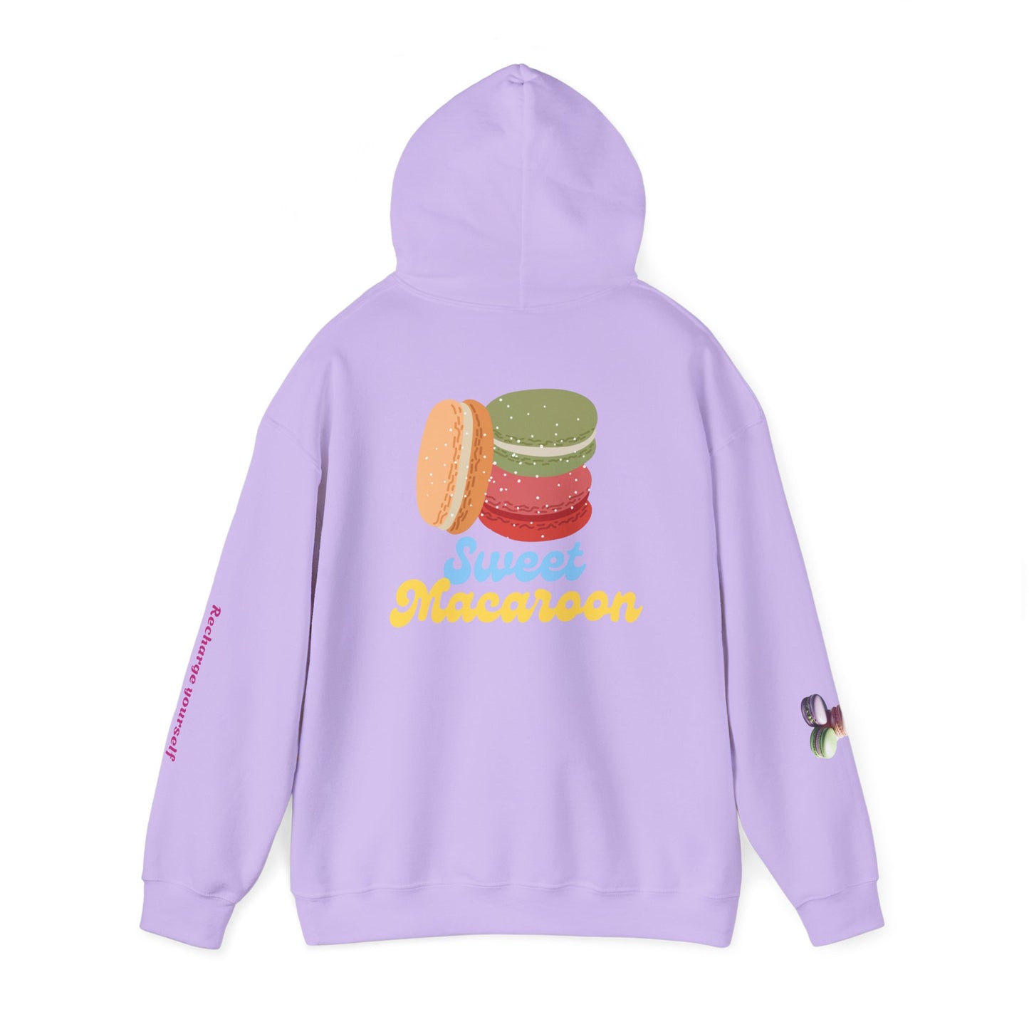 Hoodie Sweatshirt, Sweet Macaroon Hoodie with Kangaroo Pocket